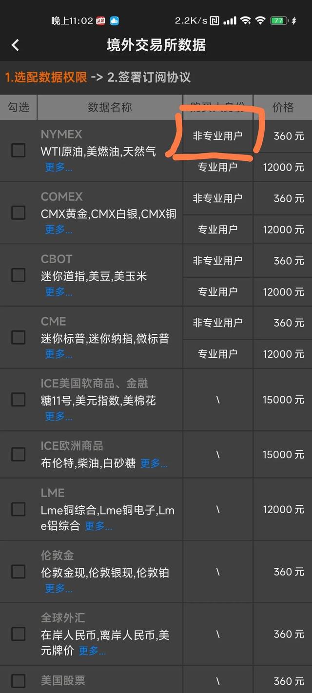 文华财经怎么购买外盘期货实时行情?